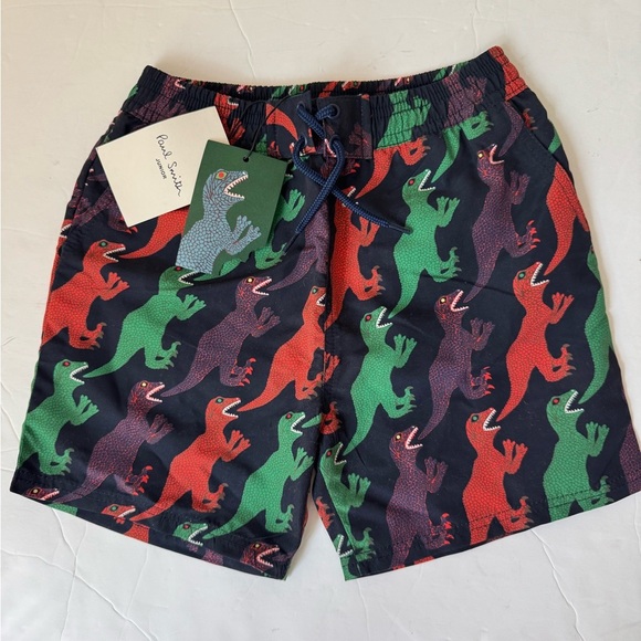 NWT PAUL SMITH Junior Dinosaur Print Swim Shorts Bathing Suit Size 6Y - Picture 12 of 12